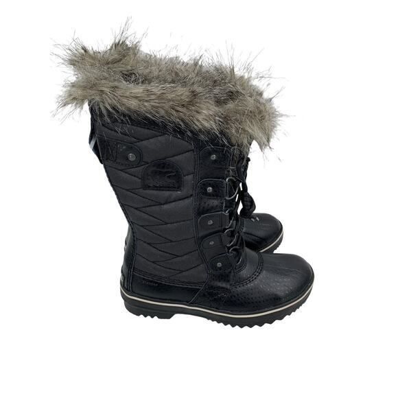 Sorel Tofino II Faux Fur Lined Waterproof Boots size 6.5 Black - Picture 2 of 10